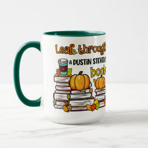 Caneca Folhear Através de Um Livro de Dustin Stevens