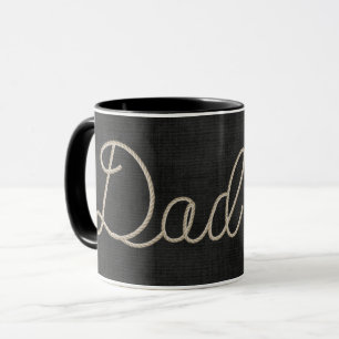 Caneca Fonte da corda do Pai em preto