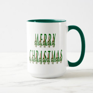 Caneca Fonte da Vela de Natal Feliz