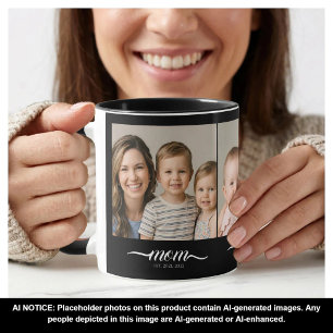 Caneca Fonte de Letra Elegante Estabelecida pela Mamãe Pr