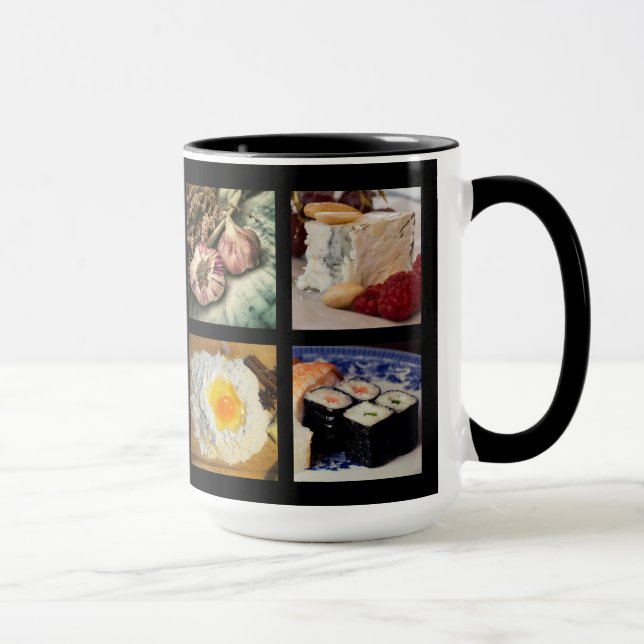 Caneca Foodie monogramas personalizados 2 (Direita)