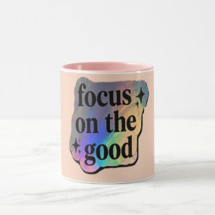 Caneca Foque no que é Bom – Afirmação Positiva 