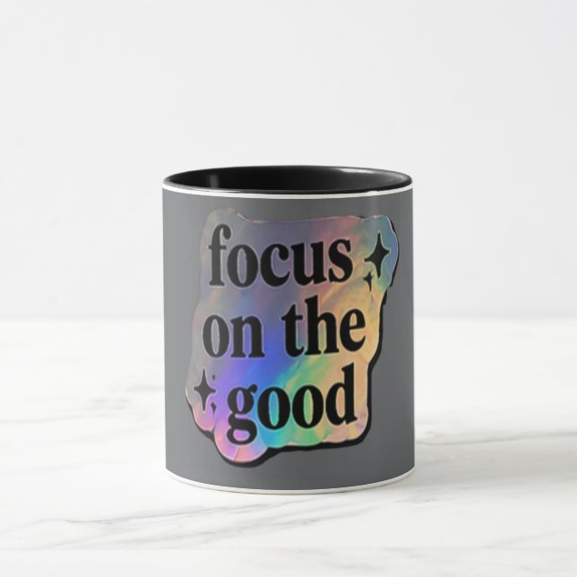 Caneca Foque no que é Bom – Afirmação Positiva  (Centro)