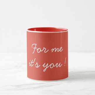 Caneca For Me It's You Valentine's Pink