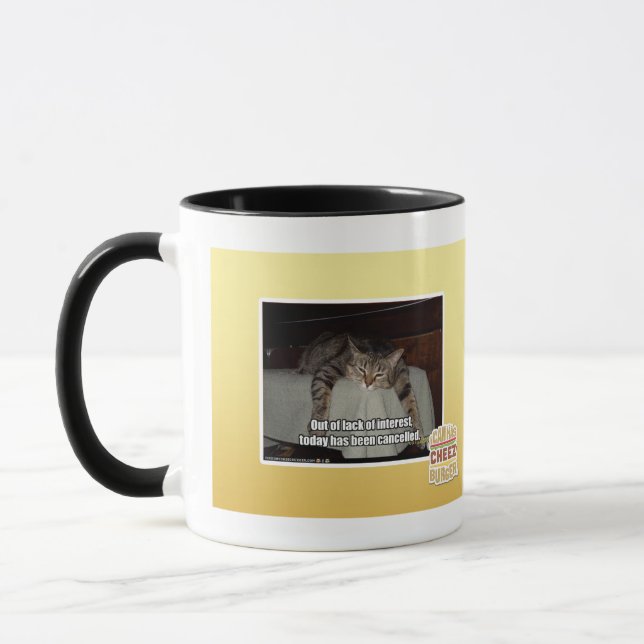 Caneca Fora da falta do interesse (Esquerda)