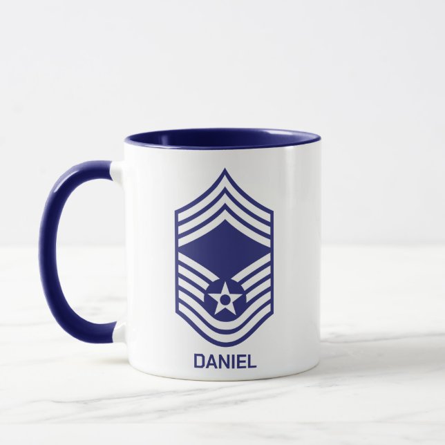 Caneca Força Aérea de Classificação do Sargento-Chefe do  (Esquerda)