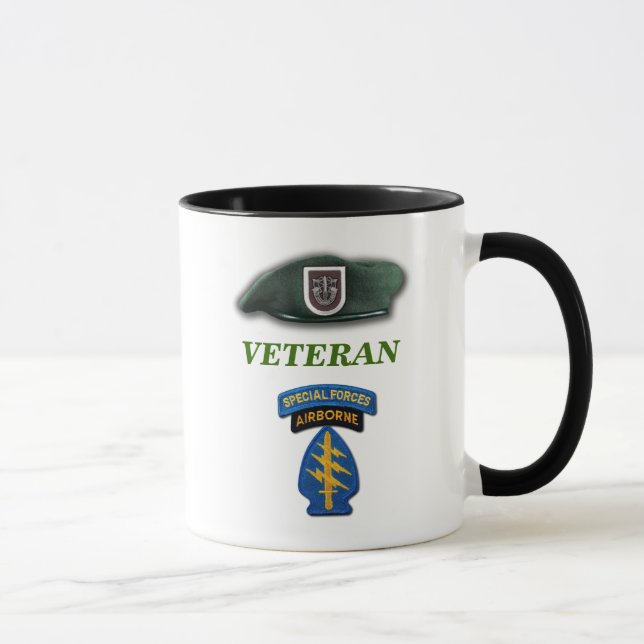 Caneca Forças Especiais da 5, Green Berets vetam veterano (Direita)