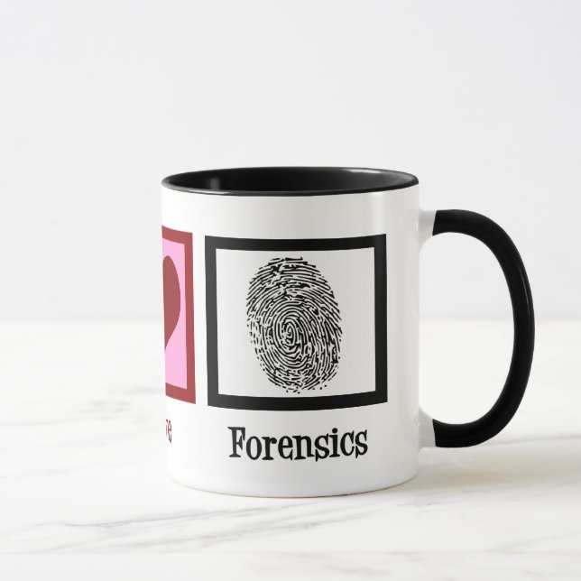 Caneca Forense de Paz e Amor (Direita)
