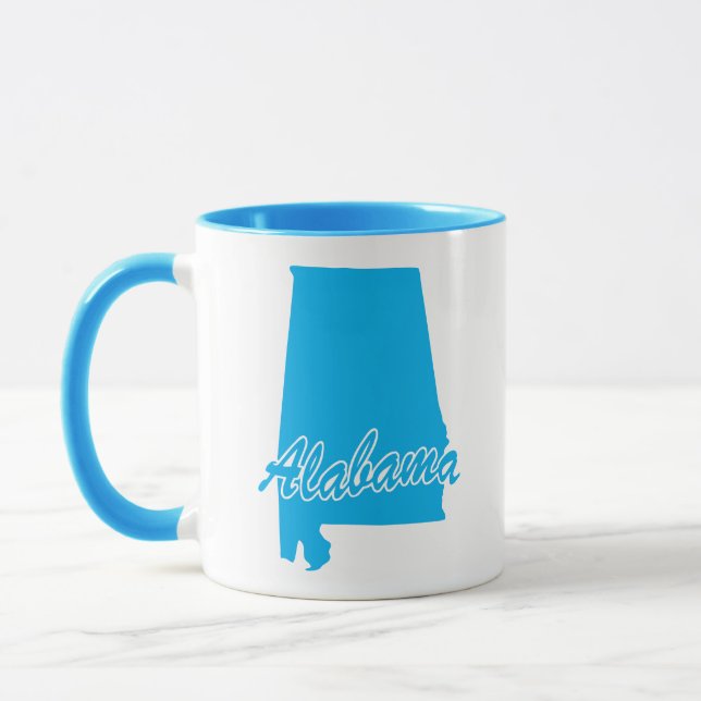 Caneca Forma do Estado do Alabama (Esquerda)