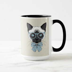 Caneca Forma Smart do gato Siamese