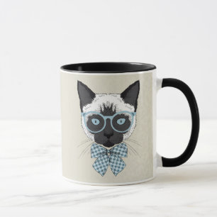 Caneca Forma Smart do gato Siamese