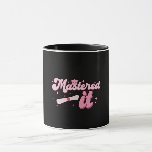 Caneca Formado Mestrado Graduado MBA Graduação (Centro)