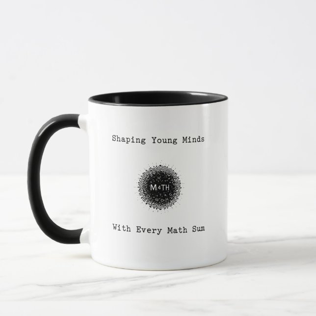 Caneca Formando Mentes Jovens Com Cada Soma de Matemática (Esquerda)