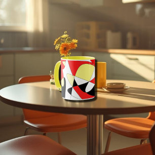 Caneca formas abstrato