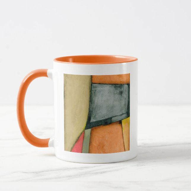 Caneca Formas Geométricas Coloridas Contemporâneas (Esquerda)