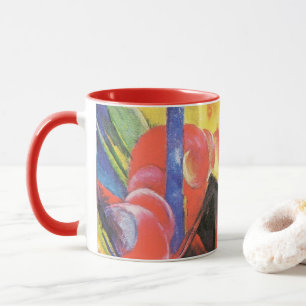 Caneca Formas Quebradas por Franz Marc, Arte Abstrato Vin