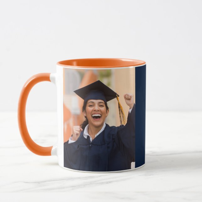 Caneca Formatura 2026 Foto de Graduado Personalizada (Esquerda)