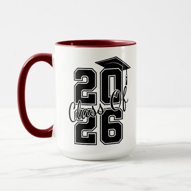 Caneca Formatura da Turma de 2025 Foto Personalizada (Esquerda)