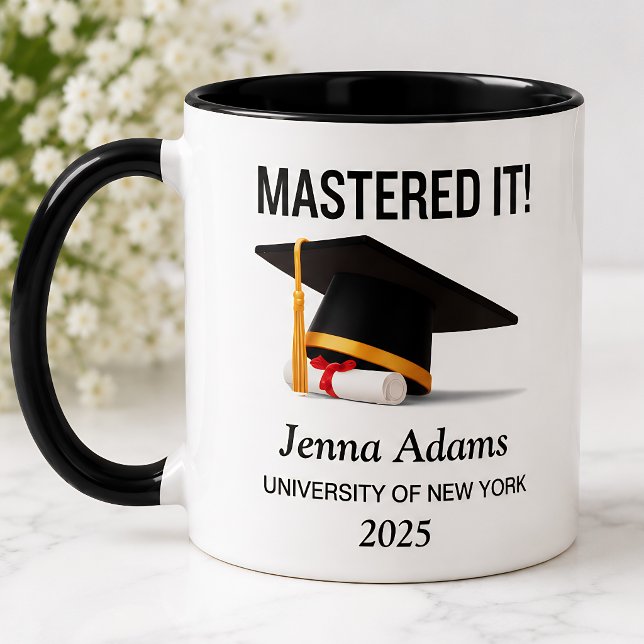 Caneca Formatura no Ensino Médio Personalizada com 'Maste (Criador carregado)