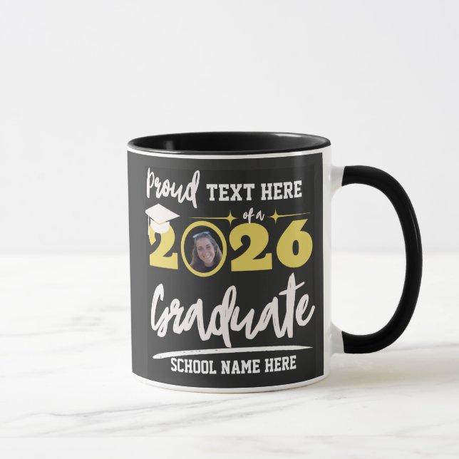 Caneca Formatura Personalizada da Família Orgulhosa da Tu (Direita)