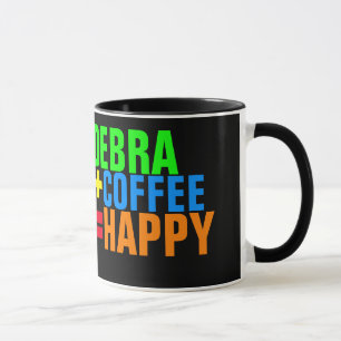 Caneca fórmula personalizada de café feliz