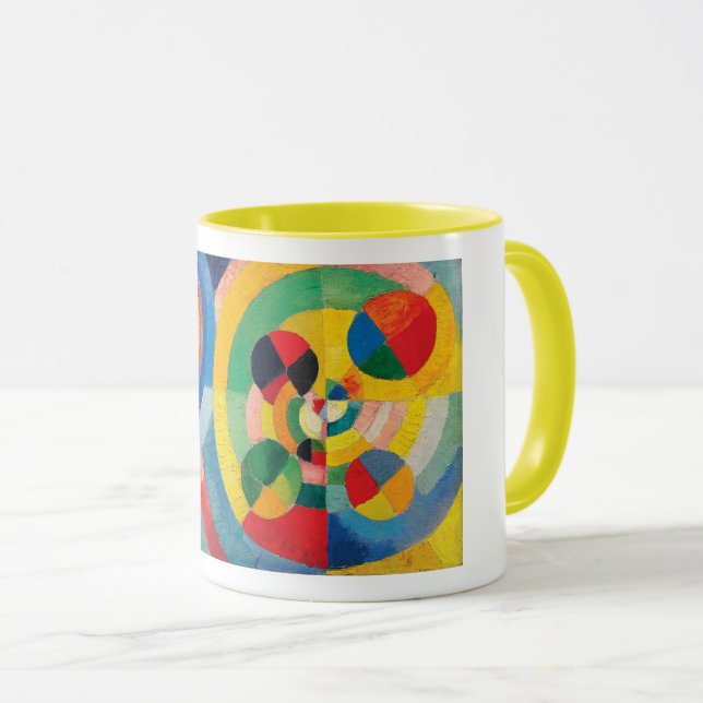 Caneca Formulários circulares de Robert Delaunay (Frente Esquerda)