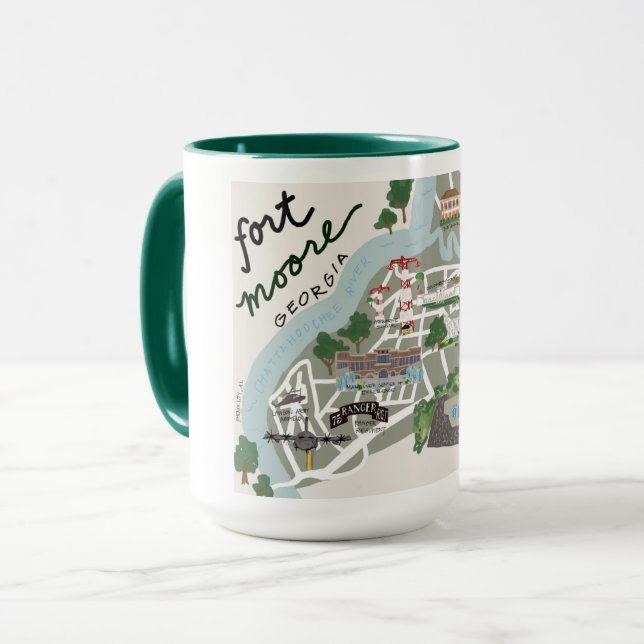 Caneca Fort Moore Coffee Mug (Frente Esquerda)