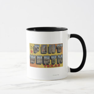Caneca Fort Worth, Texas - grandes cenas da letra