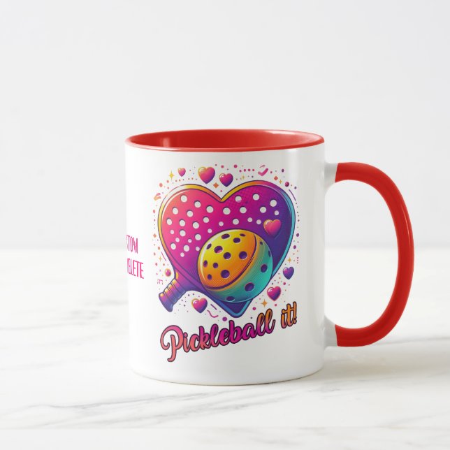 Caneca Fortaleza Coloração Vibrante de Pickleball Valenti (Direita)
