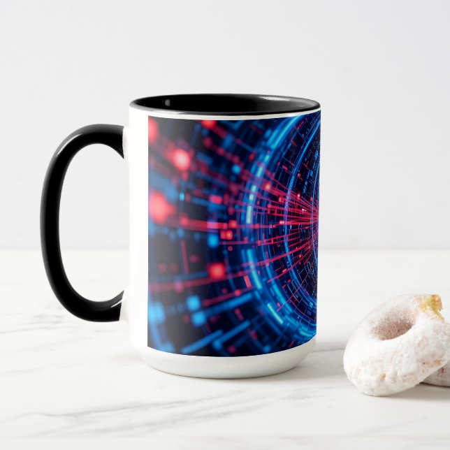 Caneca Fortaleza Digital: O Fluxo Seguro (Com Donut)
