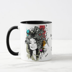 Caneca Forte da mulher autorizado