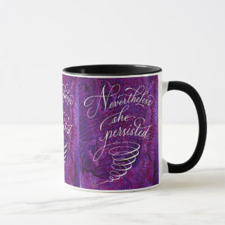 Caneca forte da mulher: Não obstante persistiu