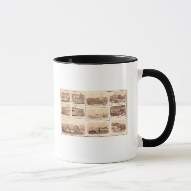 Caneca Forts Sumter & Moultrie, Ilha de Sullivan (Direita)