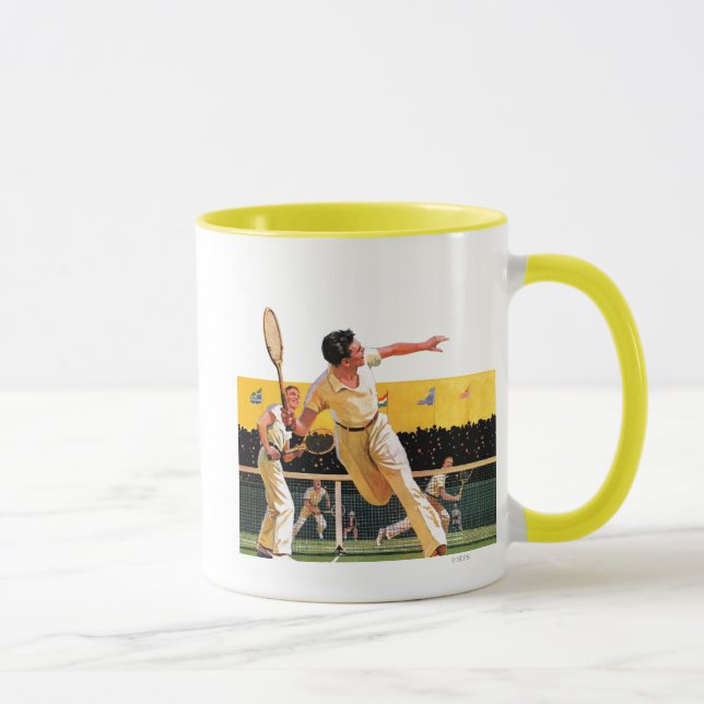 Caneca Fósforo do tênis dos dobros (Direita)