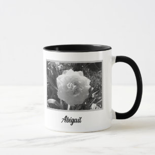 Caneca Foto Adorável de Daffodil Branco