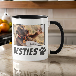 Caneca Foto BFF dos Melhores Amigos da Pet Pet Paw Pet Mo