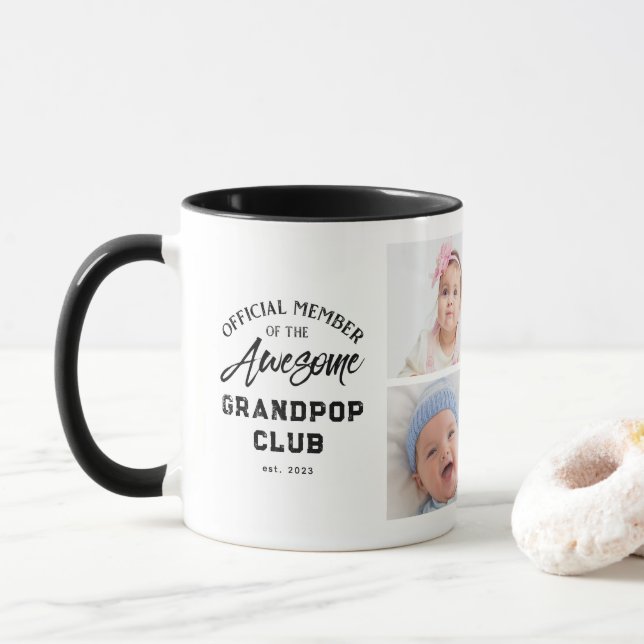 Caneca Foto Collage Incrível GRANDPOP Mug (Com Donut)