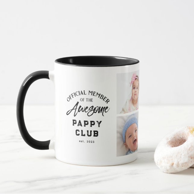 Caneca Foto Collage Incrível PAPPY Mug (Com Donut)