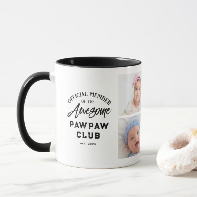 Caneca Foto Collage Incrível PAWPAW Mug (Com Donut)