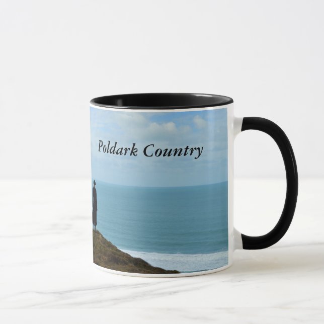 Caneca Foto Cornualha Inglaterra do país de Poldark (Direita)