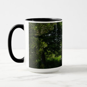 Caneca Foto da ponte no lago Parker em Lakeland