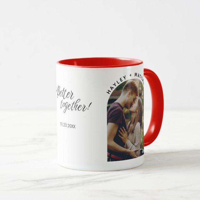 Caneca Foto de Arch Moderno Personalizada (Frente Esquerda)