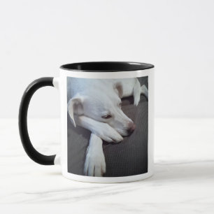 Caneca Foto de Cão Dormindo Recuperação Rápida