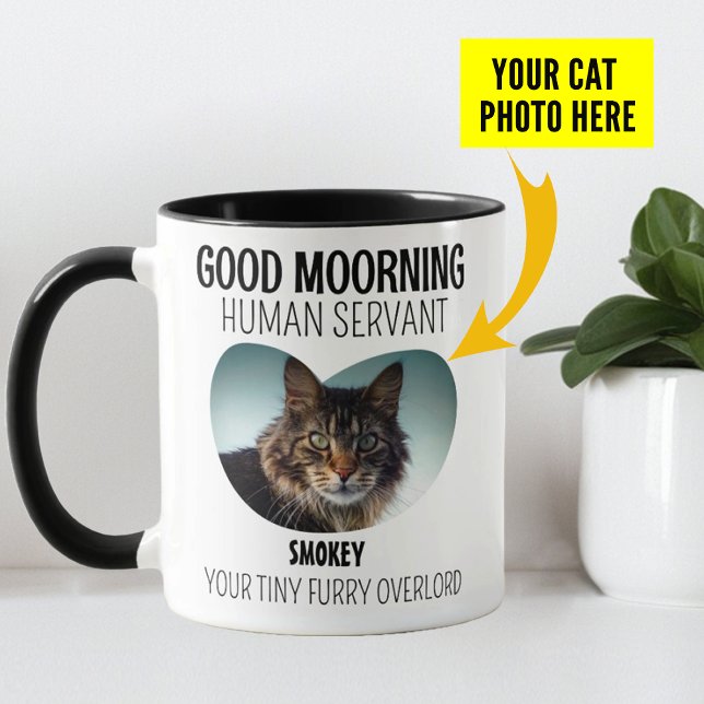 Caneca Foto de Cat Personalizada (Criador carregado)