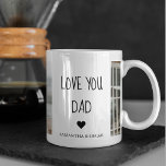 Caneca Foto de Colagem Moderna e Ame Seu Pai Presente<br><div class="desc">Um presente de "Ame seu Pai" é um presente que expressa seu amor e apreço pelo seu pai. Isto pode assumir muitas formas,  desde as manobras sentimentais a itens práticos que ele usará e apreciará.</div>
