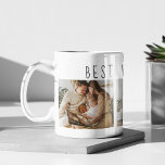 Caneca Foto de Colagem Moderna e Melhor Família Nunca Mel<br><div class="desc">Apresentando a Foto de Colagem Moderna e a Melhor Família Alguma Vez em Texto, uma forma única e personalizada de celebrar o amor e a alegria de sua família. Este presente especial combina a beleza de uma colagem personalizada de fotos com uma mensagem sincera para criar uma lembrança memorável que...</div>