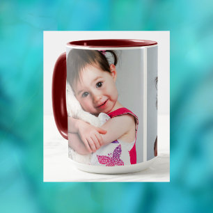 Caneca Foto de Criança, Namorado, Cônjuge, Mãe ou Pet