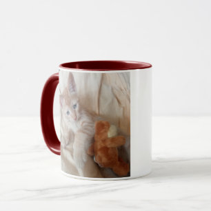 Caneca Foto de gato dia perfeito