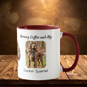 Caneca Foto de Lembrança Cocker Spaniel Personalizar