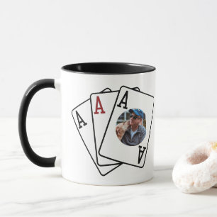 Caneca Foto de Mug com Três Aces: Dia de os pais Gift-ide